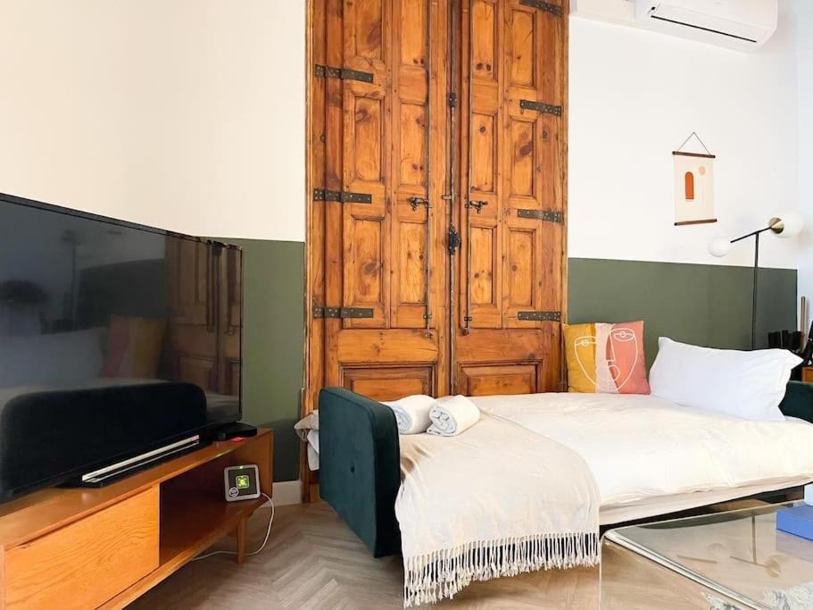 Spacious Apartment In The Gothic Barcellona Esterno foto