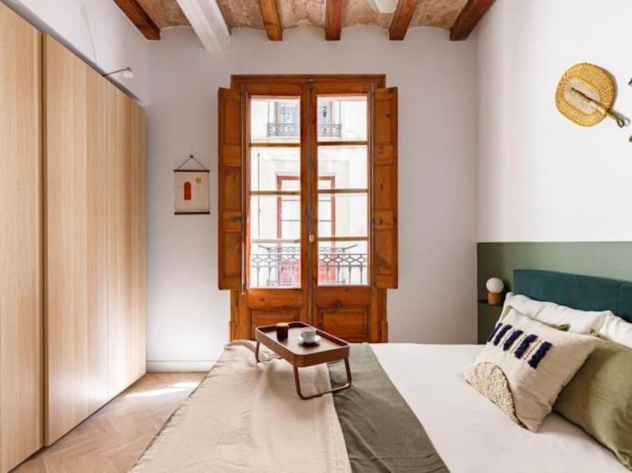 Spacious Apartment In The Gothic Barcellona Esterno foto