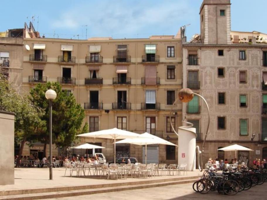 Spacious Apartment In The Gothic Barcellona Esterno foto