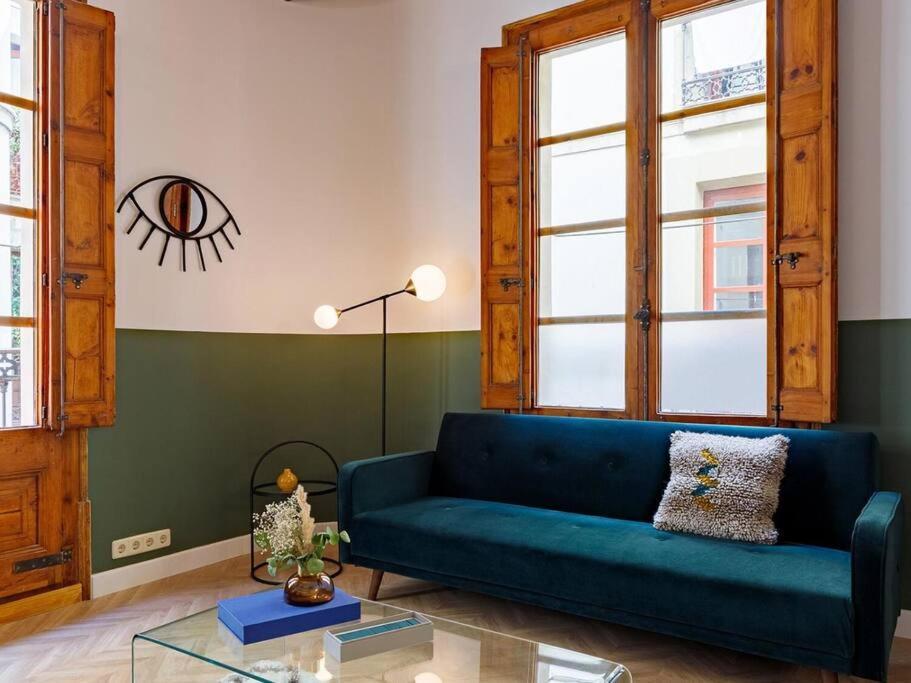 Spacious Apartment In The Gothic Barcellona Esterno foto