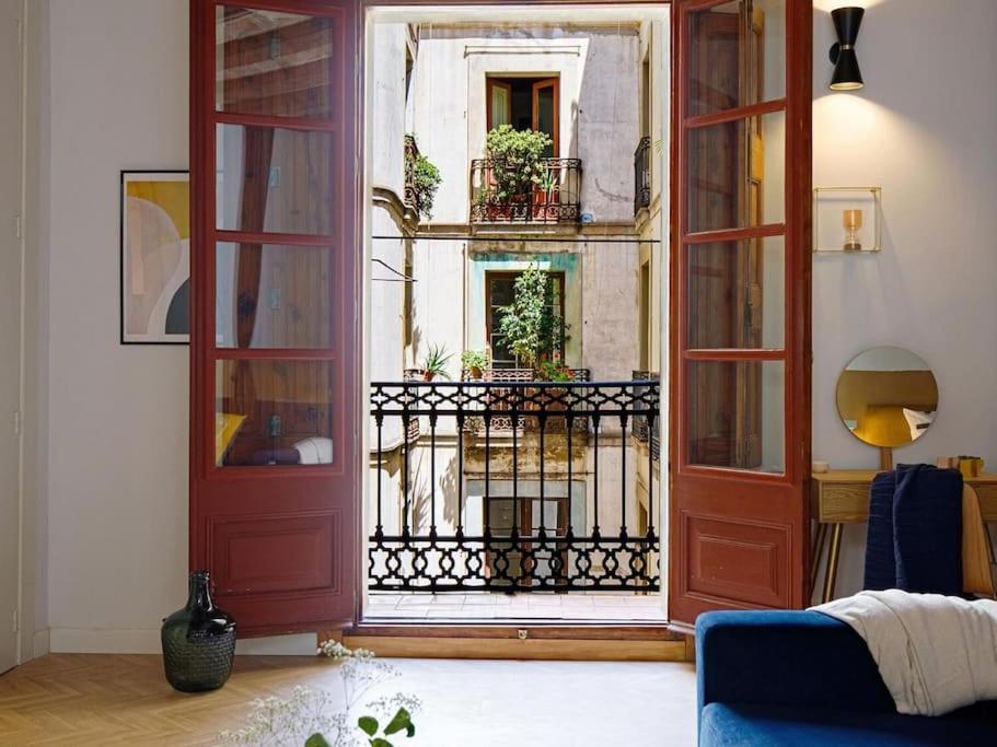 Spacious Apartment In The Gothic Barcellona Esterno foto